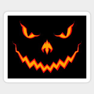 sinister pumpkin Sticker